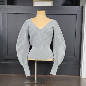 Express Mint Green V-Neck Sweater